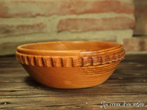 Les assiettes en bois
